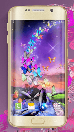 Butterfly Live Wallpaper - Image screenshot of android app