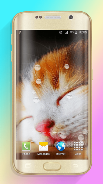 Cute Cats Live Wallpaper - عکس برنامه موبایلی اندروید