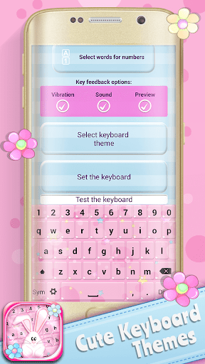 Cute Keyboard Themes - عکس برنامه موبایلی اندروید