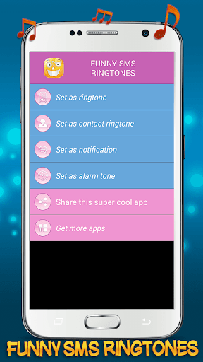 Funny SMS Ringtones - عکس برنامه موبایلی اندروید
