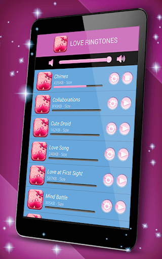 Love Ringtones - عکس برنامه موبایلی اندروید