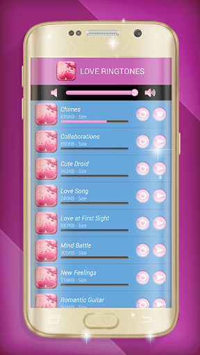 Love Ringtones - عکس برنامه موبایلی اندروید
