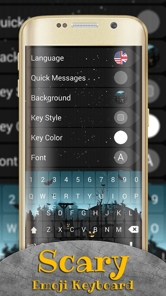 Scary Emoji Keyboard - عکس برنامه موبایلی اندروید