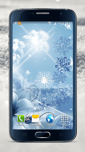 Snowflake Live Wallpaper - عکس برنامه موبایلی اندروید