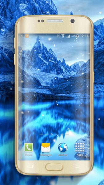 Snow Live Wallpaper - Image screenshot of android app