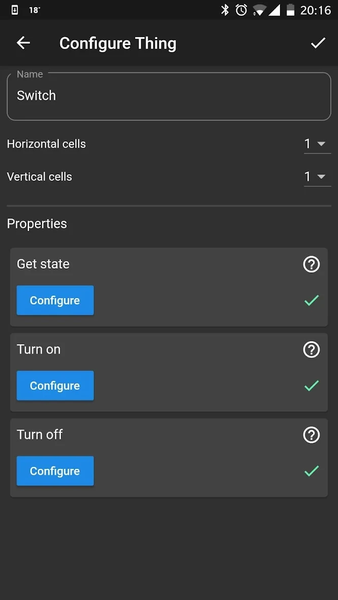 IOT Dashboard - عکس برنامه موبایلی اندروید