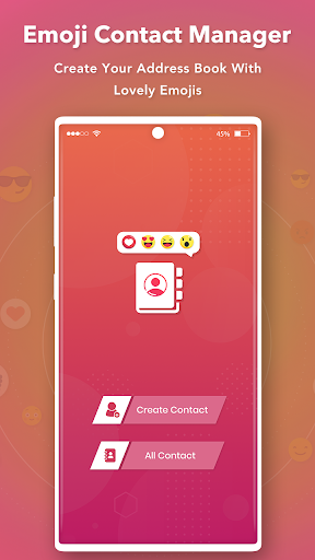 Emoji Contact Maker - Contact - عکس برنامه موبایلی اندروید