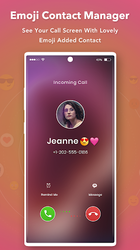 Emoji Contact Maker - Contact - Image screenshot of android app