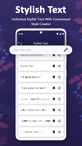 Stylish Text : Fonts, Emoji, S - عکس برنامه موبایلی اندروید