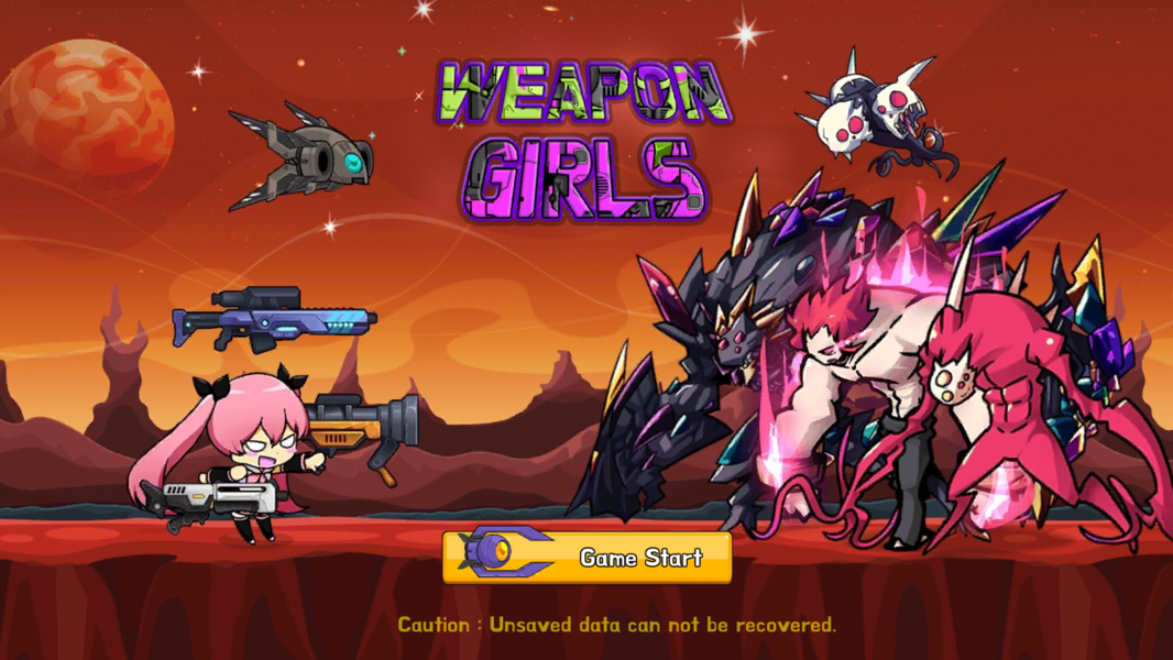 Weapon Girls - Gameplay image of android game