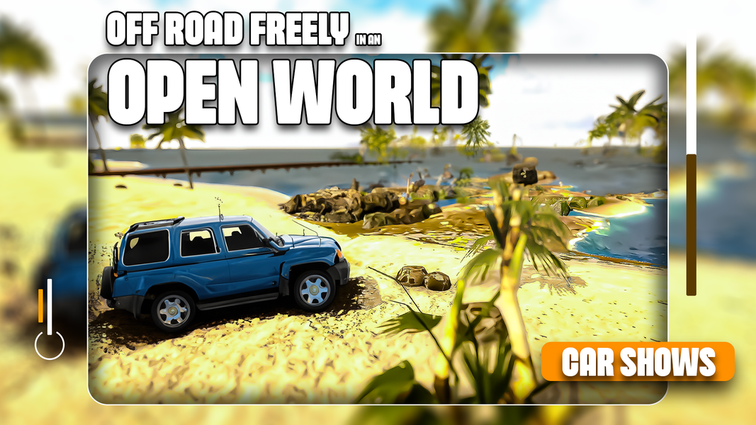 Offroad Car Driving Simulator - Gameplay image of android game