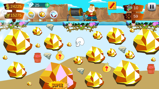Gold Miner Super - عکس بازی موبایلی اندروید