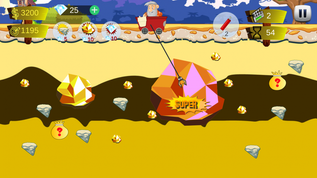 Gold Miner Vegas - عکس بازی موبایلی اندروید