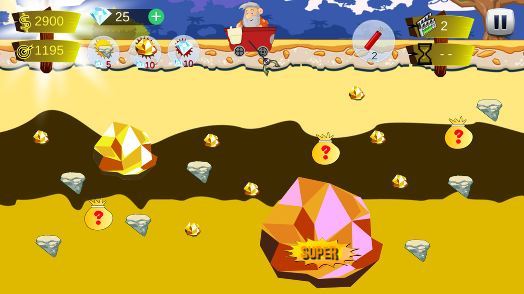 Gold Miner Vegas - عکس بازی موبایلی اندروید