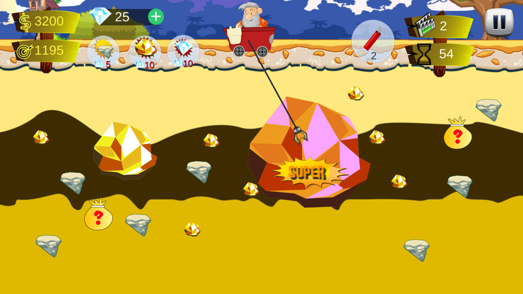 Gold Miner Vegas - عکس بازی موبایلی اندروید