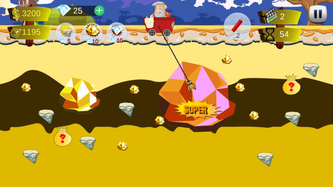 Gold Miner Vegas - عکس بازی موبایلی اندروید