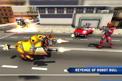 Bull Robot Car Game:Robot Game - Gameplay image of android game