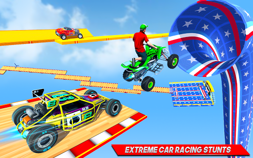 Ramp Car Stunts: Racing Games - Gameplay image of android game