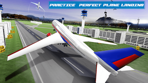 Real Plane Landing Simulator - Gameplay image of android game