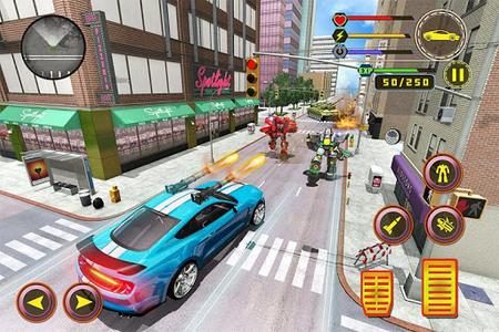 Police Tiger Robot Car Game 3d - عکس بازی موبایلی اندروید