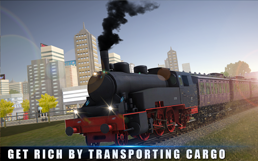 Future Cargo Train Simulator PRO 2020 - Gameplay image of android game
