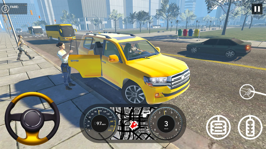 Taxi Mania Car Simulator Games - عکس بازی موبایلی اندروید