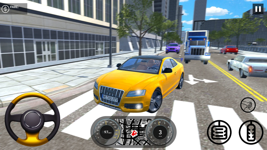 Taxi Mania Car Simulator Games - عکس بازی موبایلی اندروید