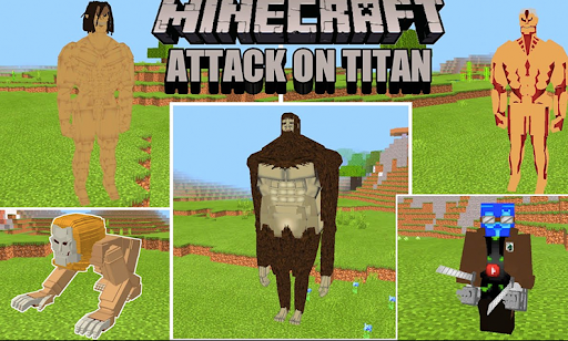 mod AOT mcpe skin craft - Image screenshot of android app