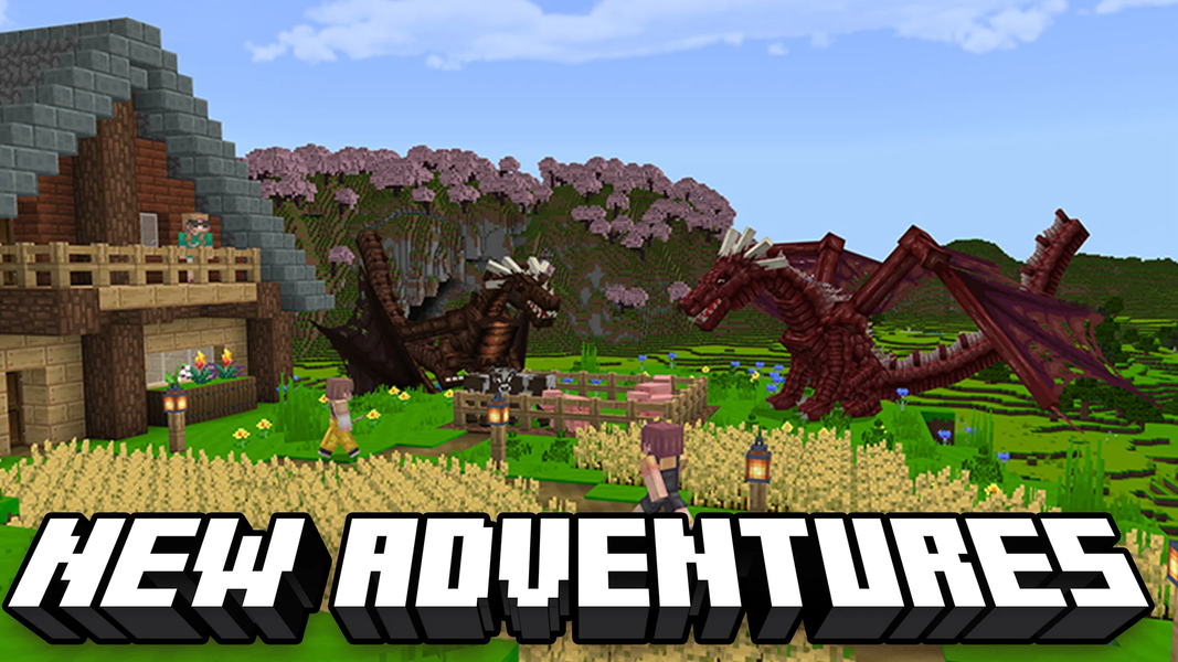 Craftsman Dragons - Gameplay image of android game