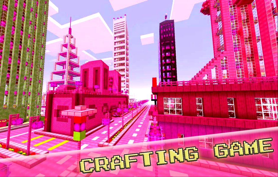Craftsman - Pink World Craft - عکس بازی موبایلی اندروید
