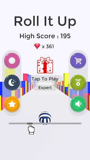 Roll It Up Catch It Up - Jumping Rolling Ball Race - عکس بازی موبایلی اندروید