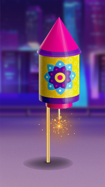 Diwali Firework Crackers 2025 - Gameplay image of android game