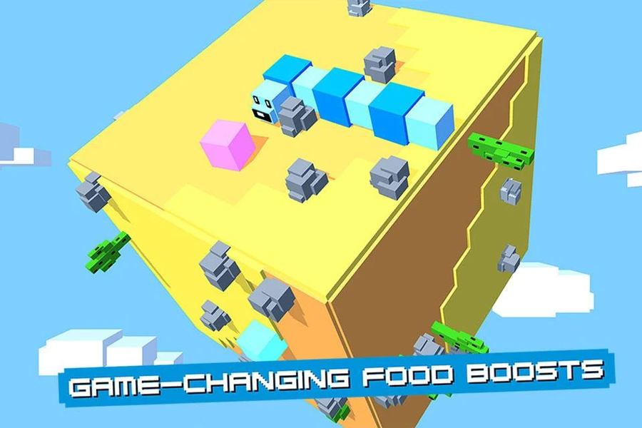 Cube Worm - Gameplay image of android game