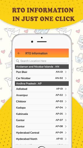 RTO Vehicle Information App - عکس برنامه موبایلی اندروید