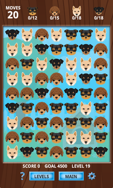 Puppy Playmate Match ۳ Fun - عکس برنامه موبایلی اندروید