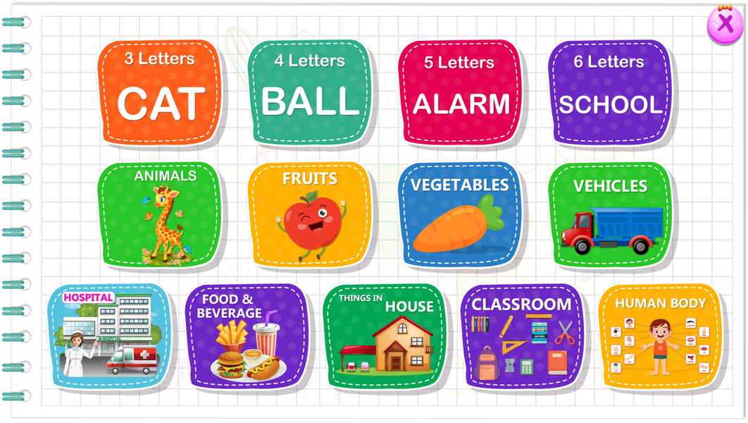 Kids Spelling app Learn & Quiz - Image screenshot of android app