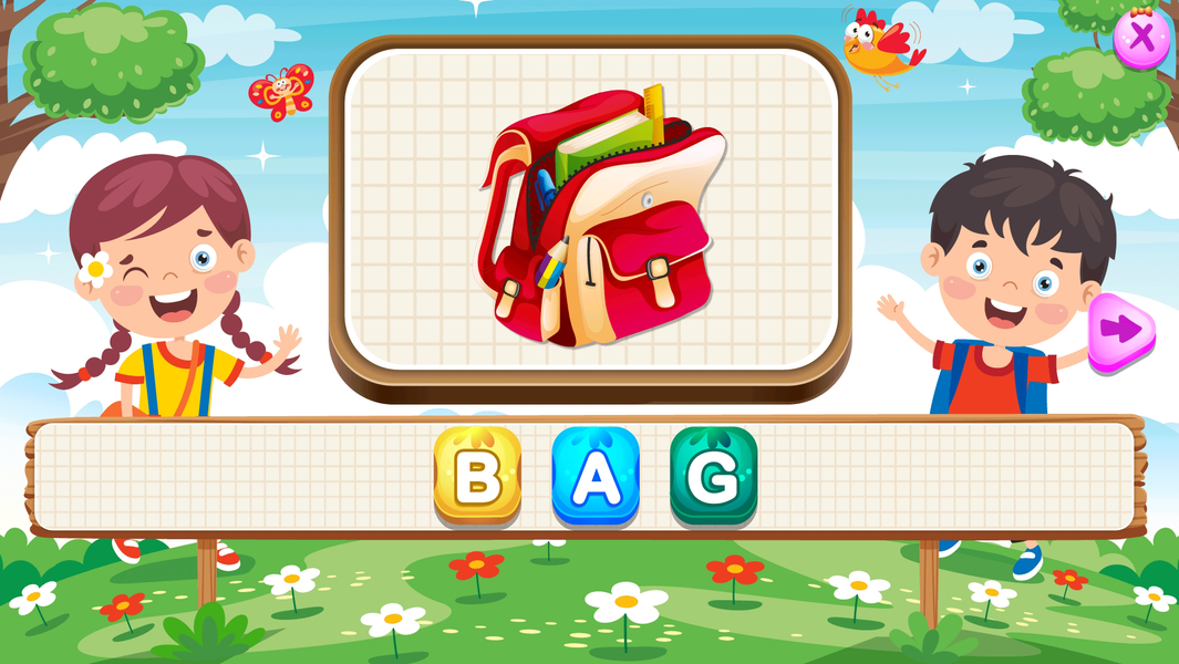 Kids Spelling app Learn & Quiz - عکس برنامه موبایلی اندروید