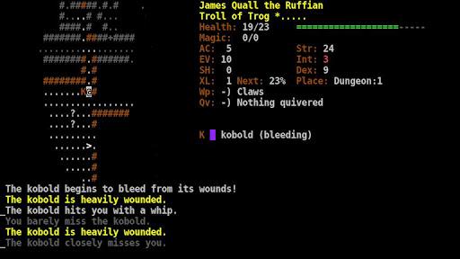 Dungeon Crawl:SS (ASCII) - Gameplay image of android game