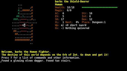 Dungeon Crawl:SS (ASCII) - Gameplay image of android game