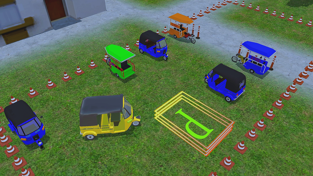 City Rikshaw Driving game - عکس بازی موبایلی اندروید