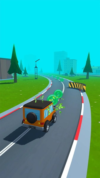 Crazy Roadway - Gameplay image of android game