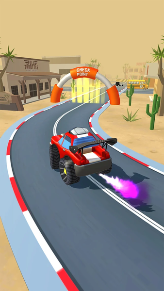 Crazy Roadway - Gameplay image of android game