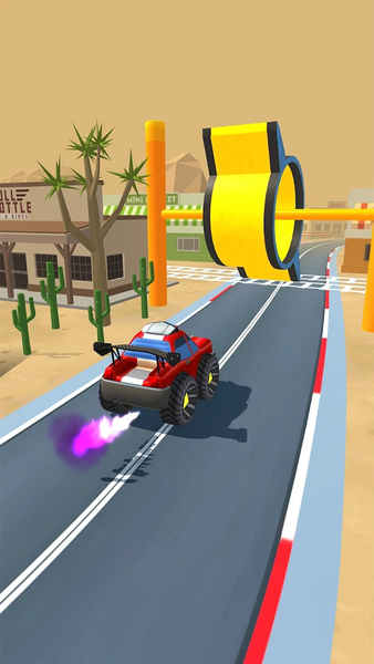 Crazy Roadway - Gameplay image of android game