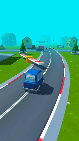 Crazy Roadway - Gameplay image of android game