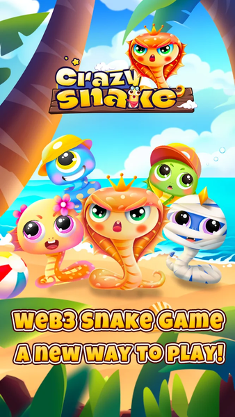 Crazy Snake - Web3 Snake Game - Gameplay image of android game
