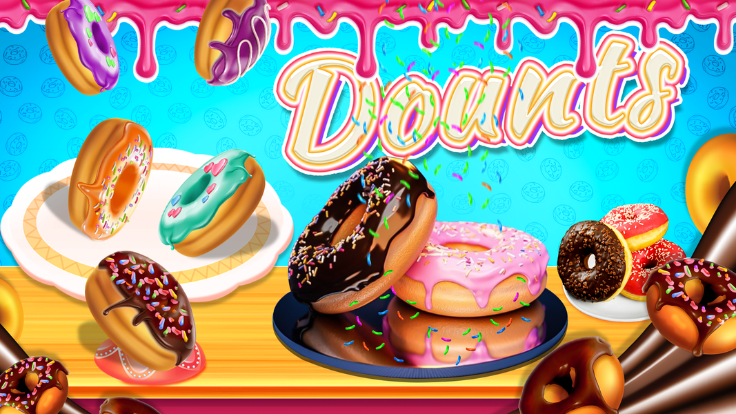 Sweet Donut Cake Maker Girls - Gameplay image of android game