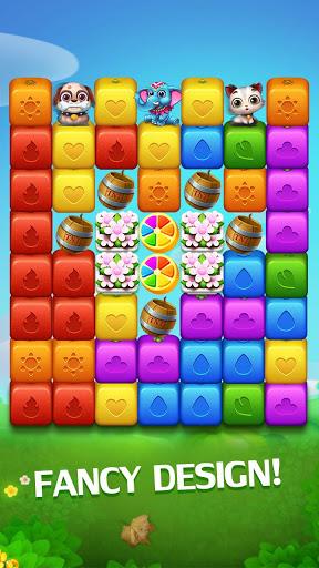 Happy Fruits Bomb - Cube Blast - Gameplay image of android game