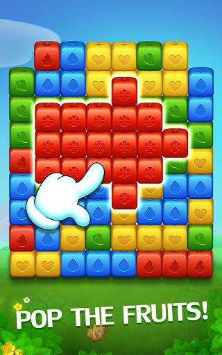 Happy Fruits Bomb - Cube Blast - Gameplay image of android game