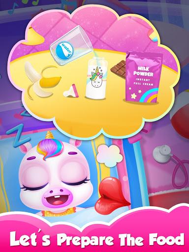 Baby Unicorn Pet Pony Care & Dress Up - Gameplay image of android game