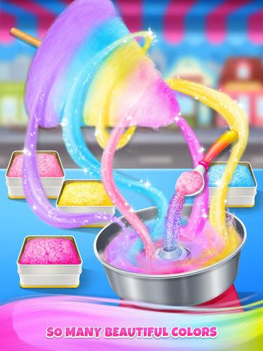 Carnival Fair Food - Sweet Rainbow Cotton Candy - Gameplay image of android game